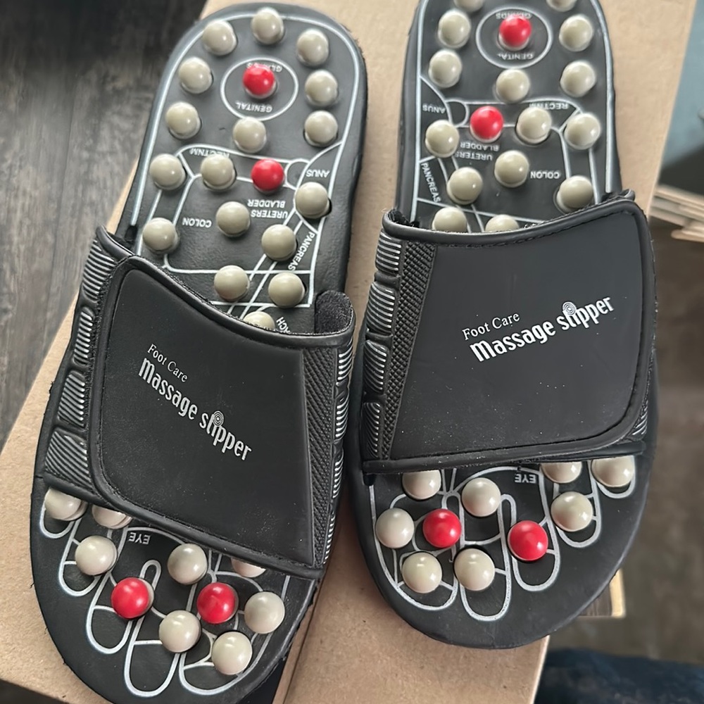 Acupressure Foot Massager, Reflexology Massage Slippers Shoes Sandals Slides.